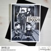 UPTOWN GOTH KIDS RUBBER STAMP SET (includes 2 stamps)